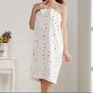 Shower wrap dress